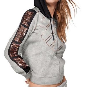 Victoria Secret PINK Heather gray hoodie